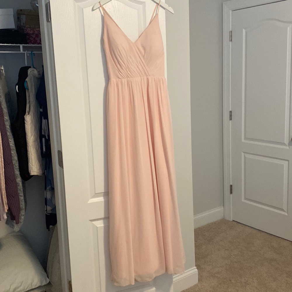 Blush formal dress